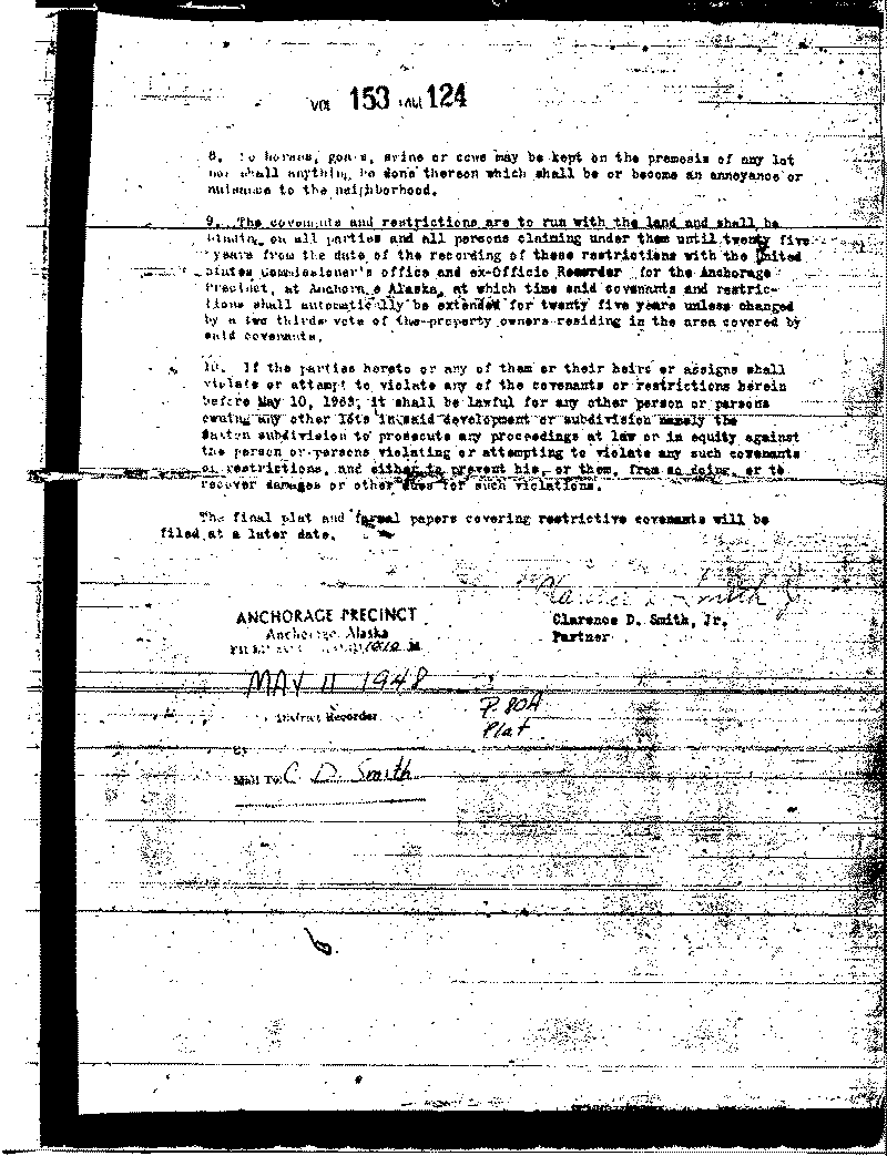 Page 2, property restrictions