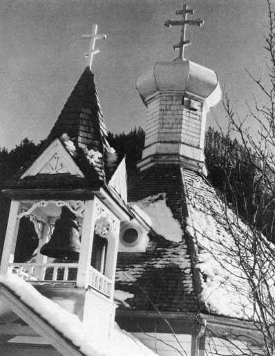 Old Russain Orthodox church at Juneau