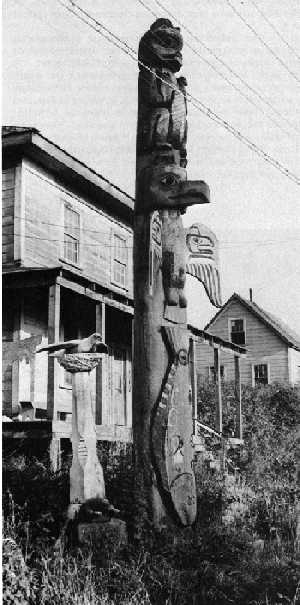 Saxman, 1938, native wood carving